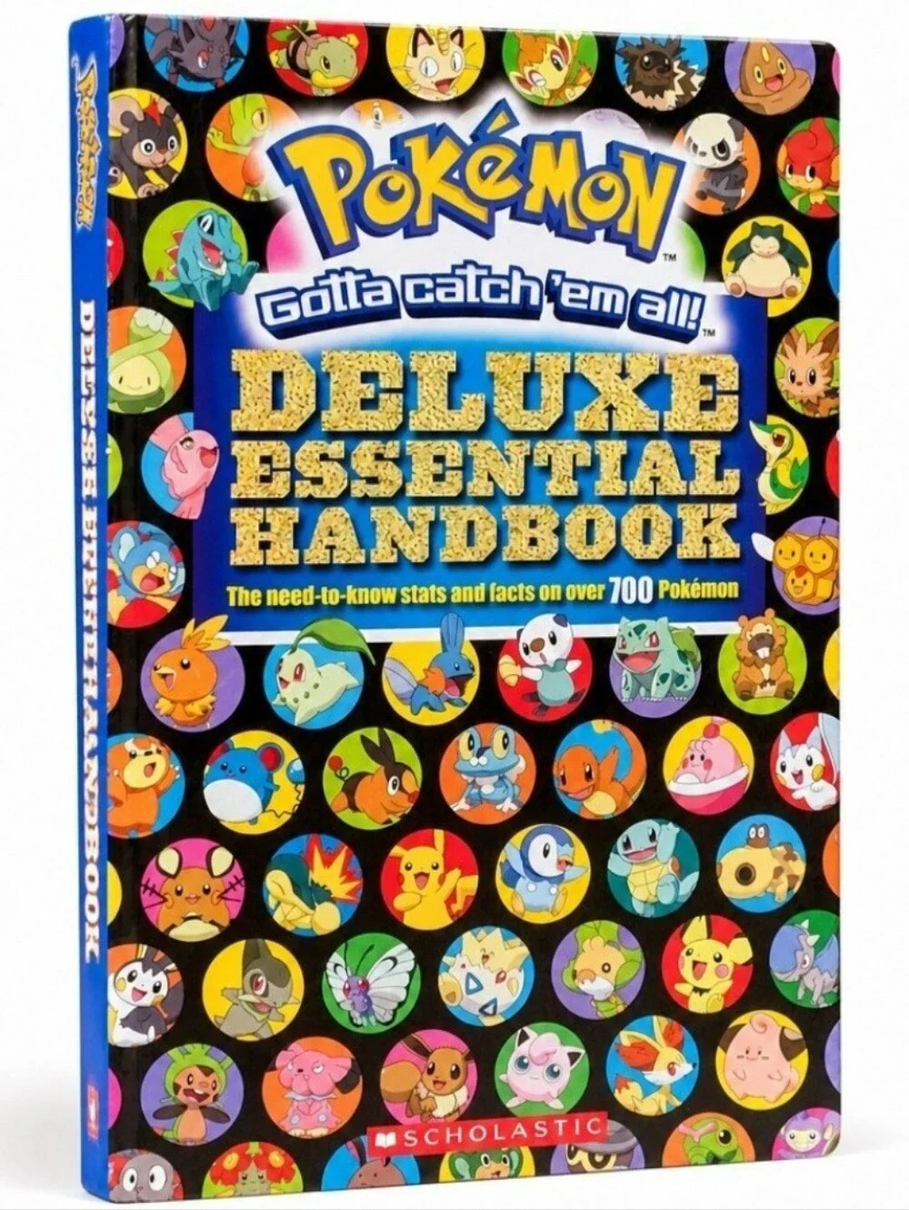2015 Pokémon Deluxe Essential Handbook Scholastic: Stats & Facts 700+ Pokémon. B